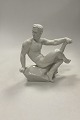 Danam Antik præsenterer: Dahl Jensen Blanc de Chine Figur Hercules af Jens Jacob Bregnø No. 1179