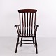 Osted Antik & Design præsenterer: Engelsk Windsor Armstol med Høj Tremmeryg ca. 1880–1910