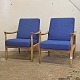 Kinnerup Antik & Porcelæn præsenterer: Fritz Hansen lænestole sæt i eg91 cm