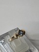 Antik Huset præsenterer: 14 kt guld Vintage Ring med lyseblå sten. Størrelse 51.