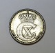 Lundin Antique præsenterer: Danmark. Christian X. Sølv 25 øre 1914.