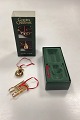 Georg Jensen Golden Christmas Julepynt - Snemand og Kælk ...