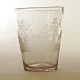 Aabenraa Antikvitetshandel præsenterer: Rigt dekoreret olielampe glas indgraveret med navnet "Ole Jensen ...