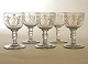 Aabenraa Antikvitetshandel præsenterer: Sæt på fem norske bryllupsglas med forgyldte monogrammer "AF" & "AJ" og ...