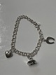 Antik Huset presents: Bismarck Girl's bracelet with charms in silver.Length 14 cm.