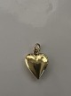 Antik Huset præsenterer: 14 karat guld. Hjerte.Charms / Vedhæng.Højde 1,6 cm.