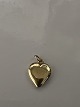 Antik Huset præsenterer: 14 karat guld. Hjerte.Charms / Vedhæng.Højde 1,6 cm.