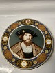 Antik Huset præsenterer: Bing & Grøndahl Konge platter, Kong Christian den II, 1513-1523Dek. nr. 11 402