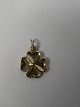 Antik Huset præsenterer: 14 karat guld. Firkløver.Charms / Vedhæng.Højde 1,6 cm.