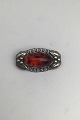 Georg Jensen Sterling Sølv Broche No. 223 (Rav)
