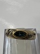 Antik Huset præsenterer: 14 karat guld, Vintage ring med blå sten.Størrelse 53,5.