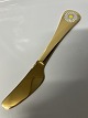 Georg Jensen Års kniv 1986, Hvid okseøje, sterlingsølv.Længde 16,5 cm.