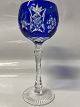 Antik Huset præsenterer: Rømer Glas Rødvin BlåHøjde 19,8 cm