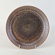 Kinnerup Antik & Porcelæn præsenterer: Knabstrup Brun nøddebotallerken17,5 cm