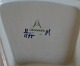 Trankebar Danish faience porcelain, set of 5 bowls No1195 for Cabaret dish