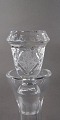 Polonia Kristall Karaffe mit Original Stopfen 30cm