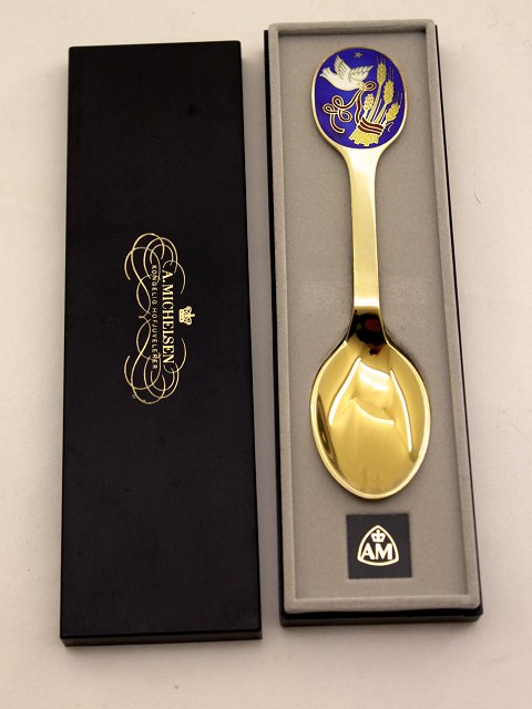 A Michelsen sterling silver christmas spoon1985 sold