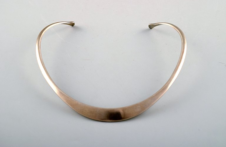 N.E. From necklace of sterling silver. Danish design 1970s.
