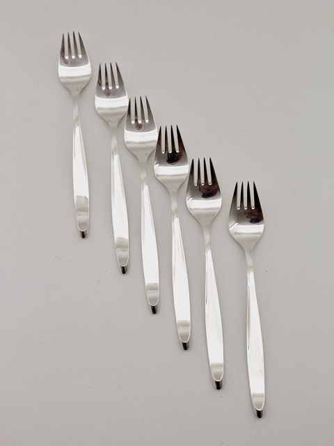 Cohr Mimosa sterling silver lunch fork.