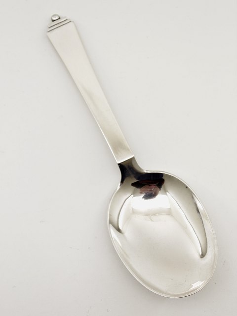 Georg Jensen pyramid large serving spoon sold