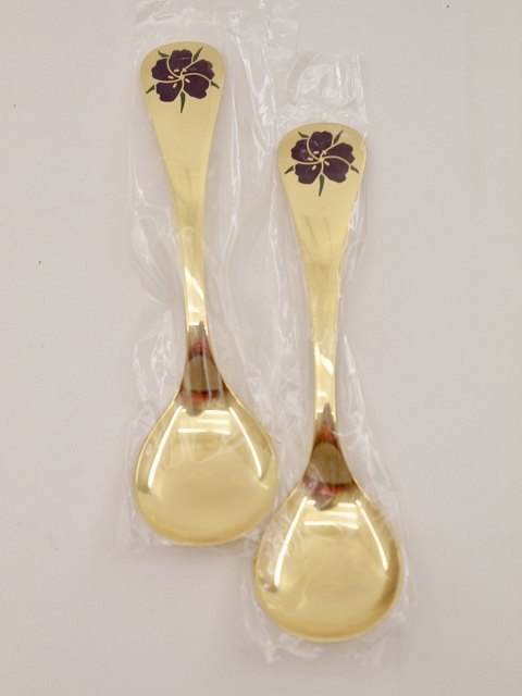 Georg Jensen gilded sterling silver spoon 1974.