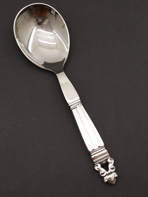 Georg Jensen Acorn serving spoon