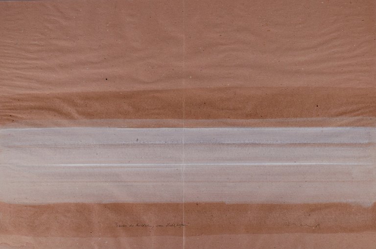 Edgar Hofschen (born 1941), German artist.
Watercolor on paper. Abstract composition.