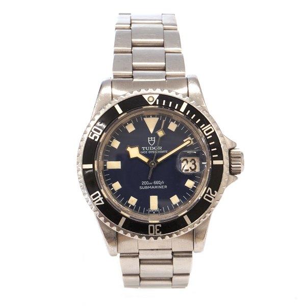 Tudor Submariner Snowflake Ref. 94110 Jarhgang 1980. Guter und schön patinierter 
Zustand. D: 40mm