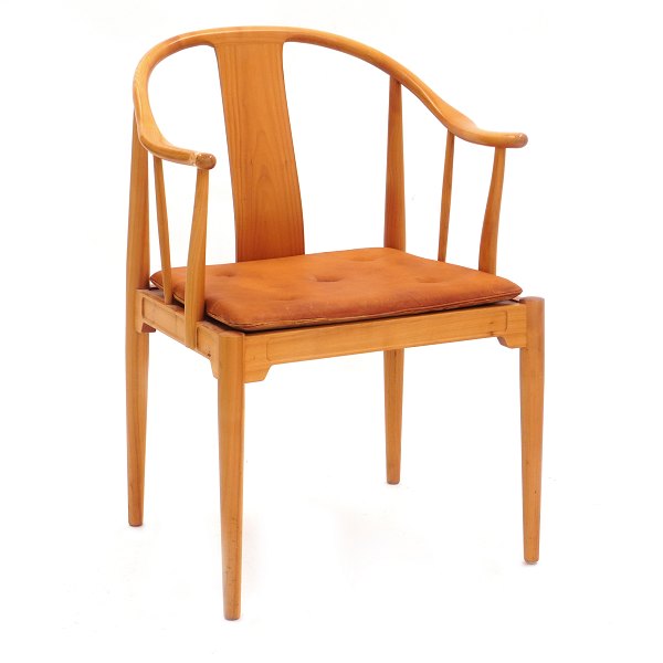 Hans J. Wegner, 1914-2007, China armchair of light cherry wood. Nice condition