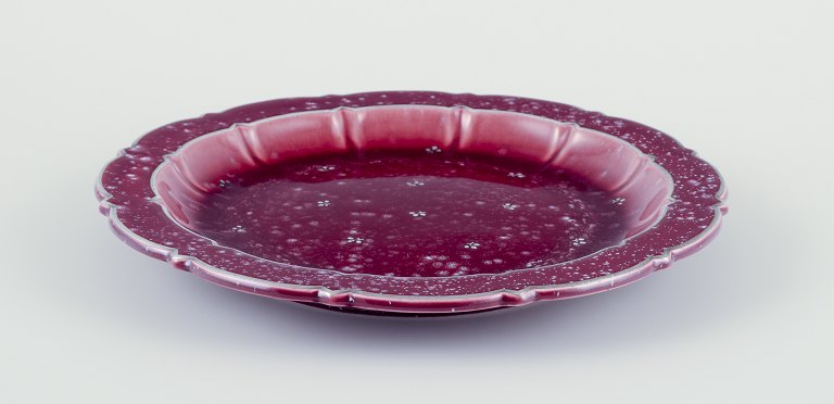 Wilhelm Kåge for Gustavsberg.“Argenta” ceramic dish.