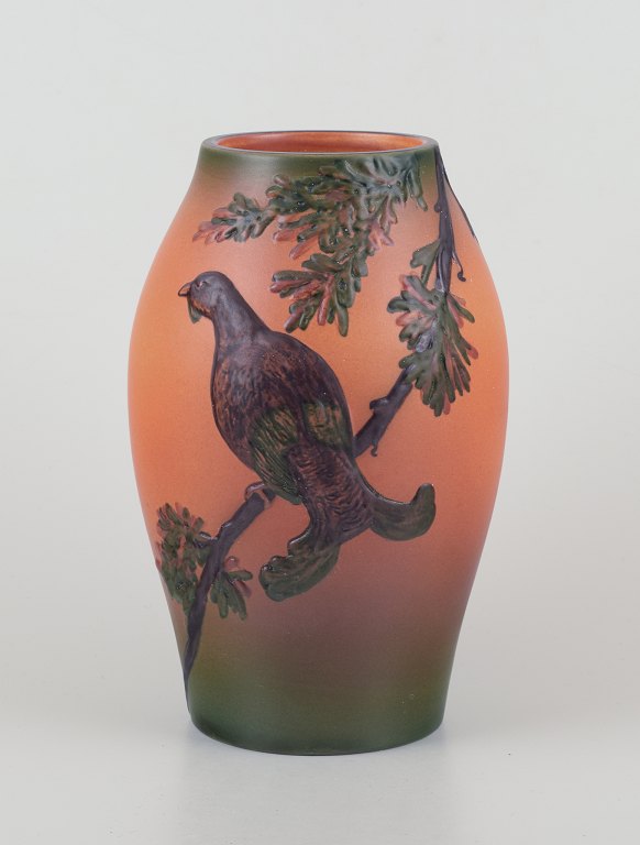 Ipsens, Denmark.
Ceramic vase.
Motif of bird on branch.
