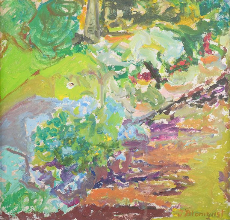 Inge Blomqvist
Swedish artist
Landscape composition.
Oil on panel.