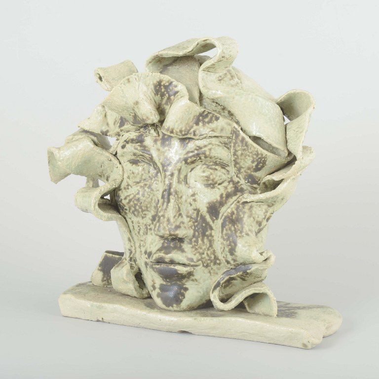 MH, European studio potter
Sculpture, 1980s.