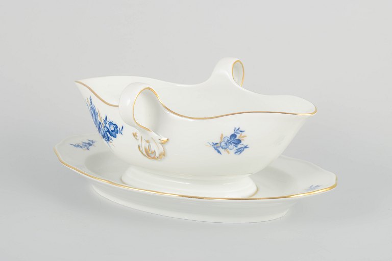 Meissen
Sovseskål med fast underfad, tidligt 1900-tal.