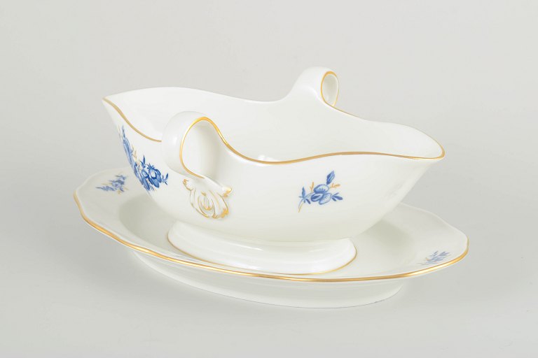 Meissen
Sovseskål med fast underfad, tidligt 1900-tal.