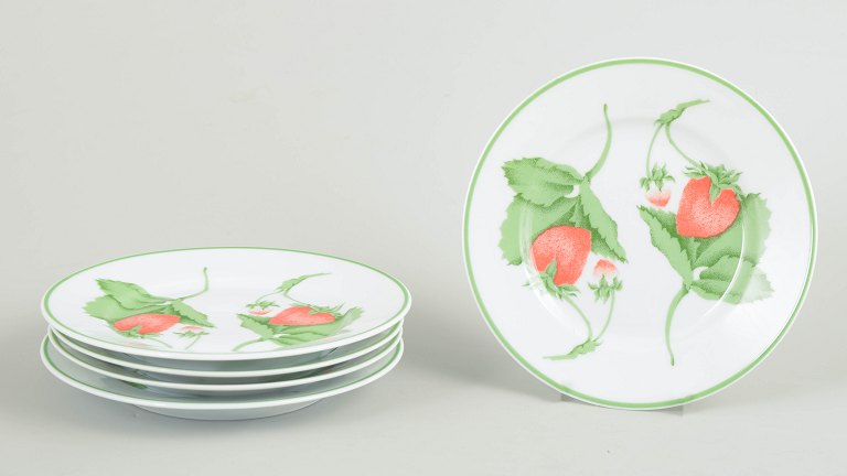 Bill Goldsmith for Limoges, Fraise, sæt på 5 tallerkener.