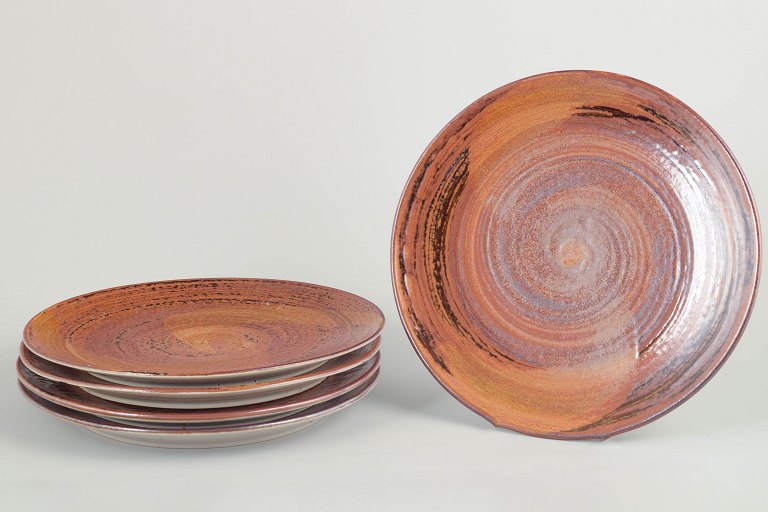 Carl-Harry Stålhane for Designhuset, set of five dinner plates.