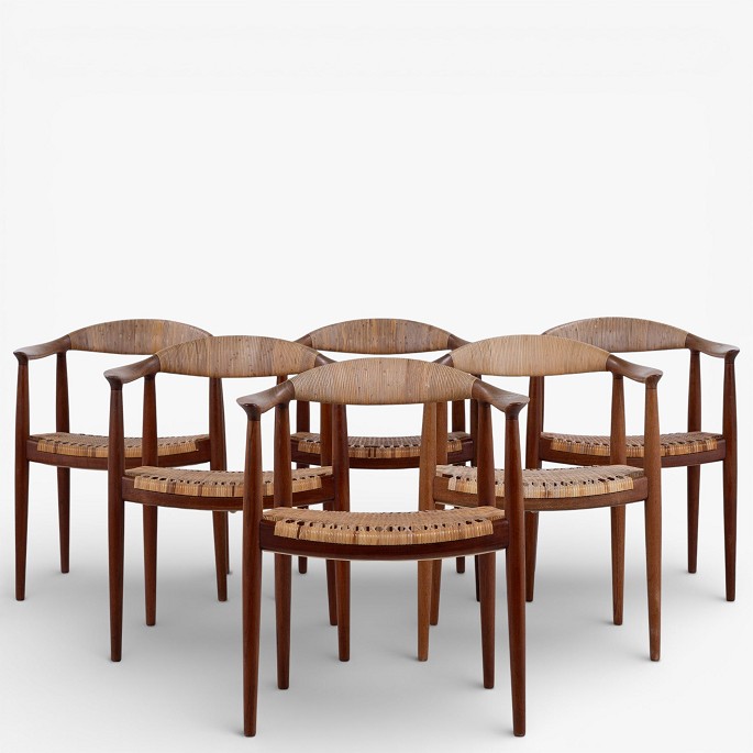 Hans J. Wegner / Johannes Hansen.JH 501 - Sæt á 6 