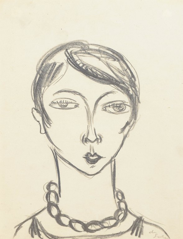 Eugène de Sala, drawing.