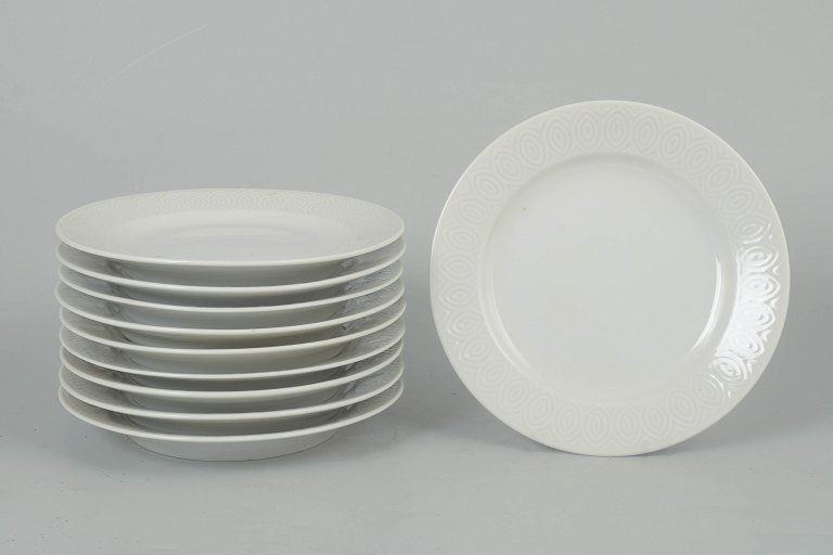 Axel Salto for Royal Copenhagen, sæt af ti tallerkener.