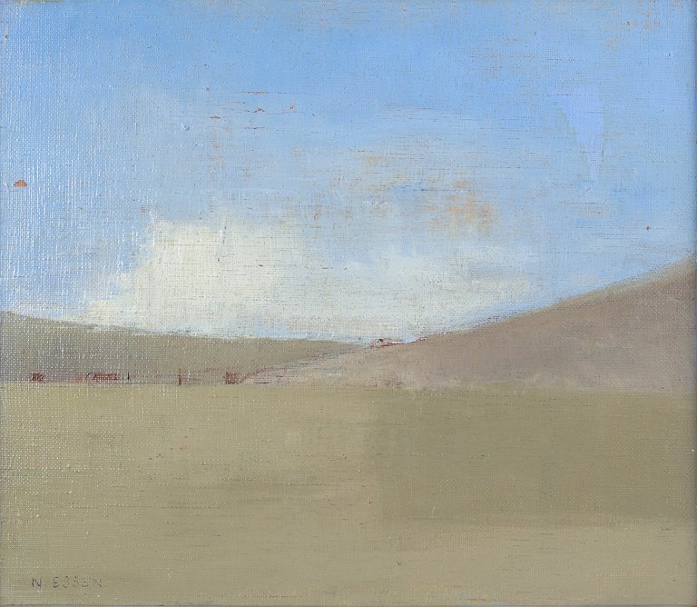 Nils von Essen, oil on canvas, listed Swedish visual artist.