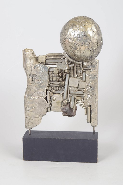 Åke Lagerberg, "Negative Transformation" metal sculpture.