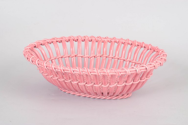 French majolica bowl.