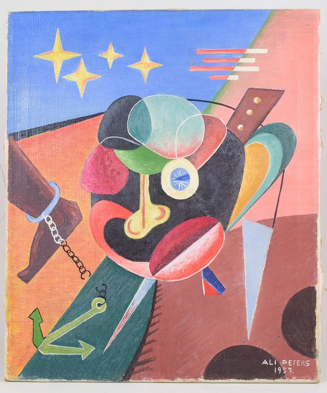 Ali Peters, surrealist composition.