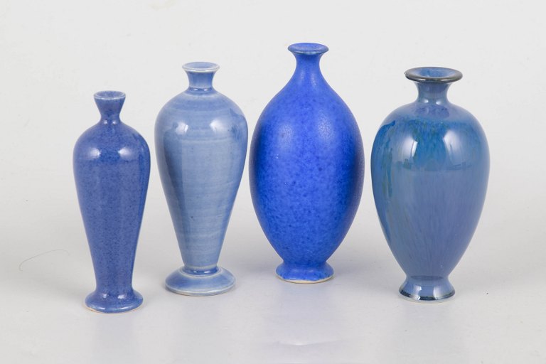 Per Liljegren, set of four miniature vases.