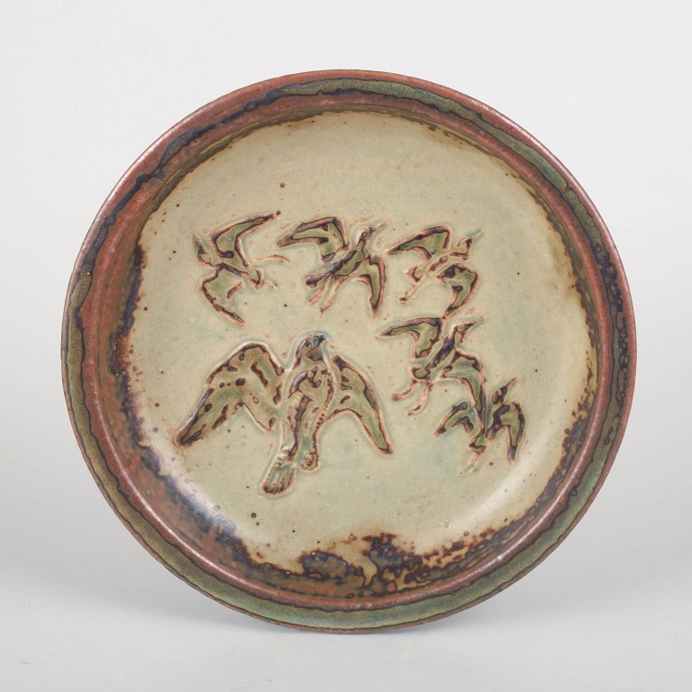 Knud Kyhn for Royal Copenhagen, stoneware dish.