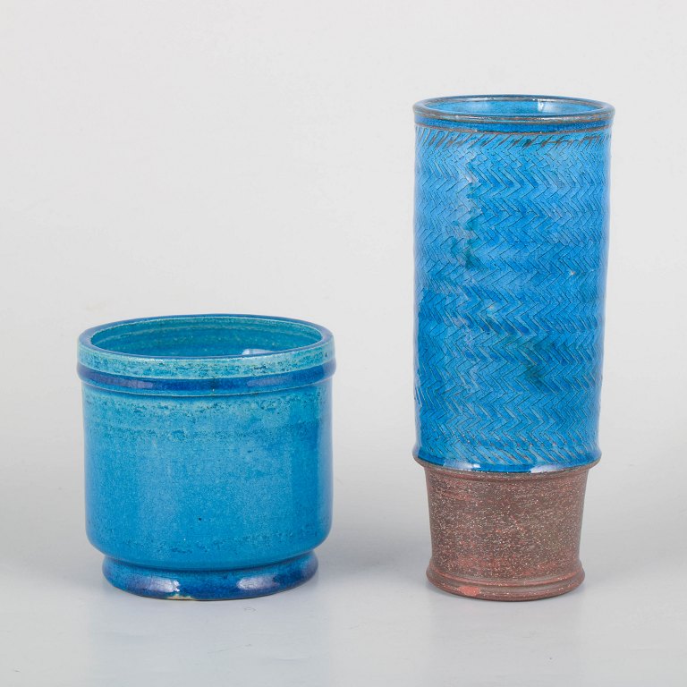 Nils Kähler for Kähler,  two stoneware vases.